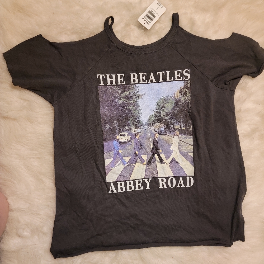 Torrid Abbey Road cold shoulder top